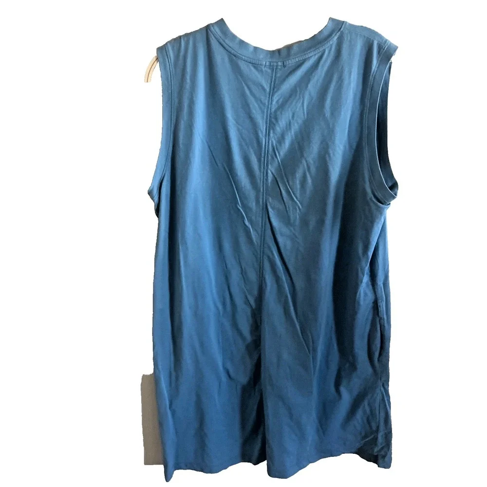 ATM Anthony Thomas Melilo Sleeveless Blue Mini Dress Women's XL‎ Casual Beach